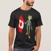 Canada Fan Frog Tシャツ (正面)