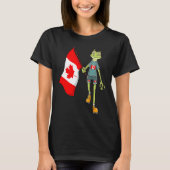 Canada Fan Frog Tシャツ (正面)