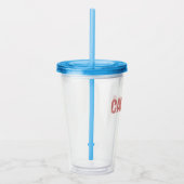 Canada Fingerprint Graphic T-Shirt アクリルタンブラー (右)