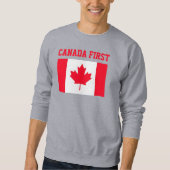 Canada First. Conservative Canada. スウェットシャツ (正面)