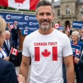 Canada First. Conservative Canada. Tシャツ