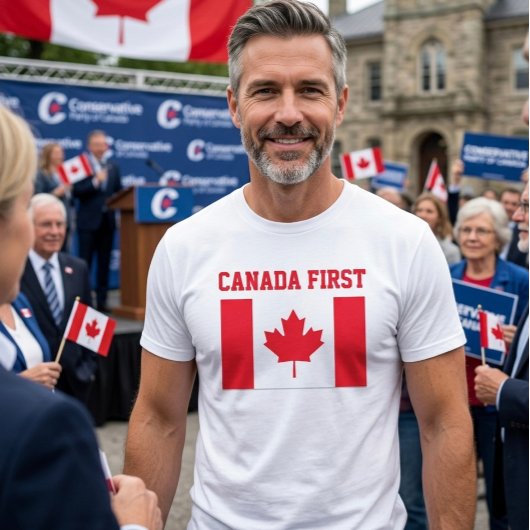 Canada First. Conservative Canada. Tシャツ