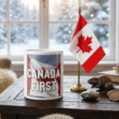 Canada first. Conservative Party Canada  ジャンボコーヒーマグカップ