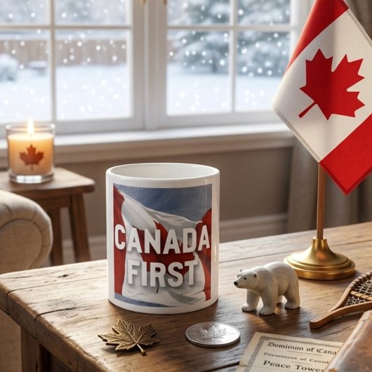 Canada first. Conservative Party Canada  ジャンボコーヒーマグカップ