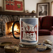 Canada first. Conservative Party Canada message.  マグカップ