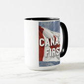 Canada first. Conservative Party Canada message.  マグカップ (正面右)
