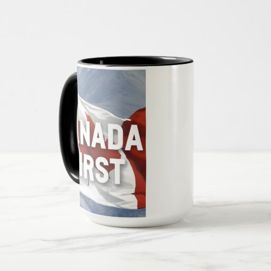 Canada first. Conservative Party Canada message.  マグカップ (正面左)