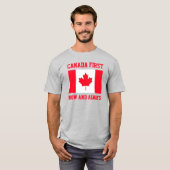 Canada First. Now and always. Conservative Canada. Tシャツ (正面フル)