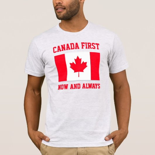 Canada First. Now and always. Conservative Canada. Tシャツ (正面)
