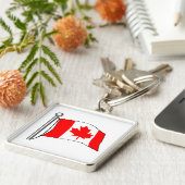 Canada Flag キーホルダー (側面)