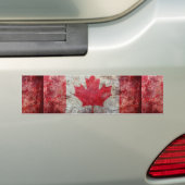 CANADA FLAG バンパーステッカー (車上)