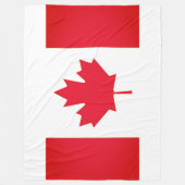 CANADA FLAG フリースブランケット (正面)