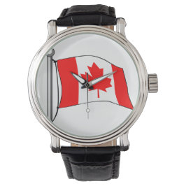 Canada Flag 腕時計