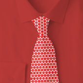 Canada Flag Brick Pattern ネクタイ