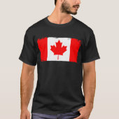 Canada flag distressed  tシャツ (正面)