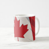 Canada Flag Mug コーヒーマグカップ (正面右)