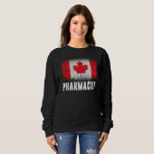 Canada Flag Proud Canadian Pharmacist 1st July Pha スウェットシャツ (正面フル)