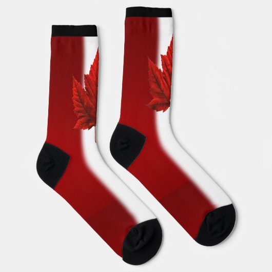 Canada Flag Socks Canada Souvenir Socks Customize ソックス (右)