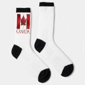 Canada Flag Socks Canada Souvenir Socks Customize ソックス (右)