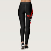 Canada Flag Yoga Leggings - Maple Leaf Womens Gift レギンス (裏面)