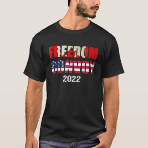 Canada Freedom Convoy 2022サポートCanadian Truke Tシャツ