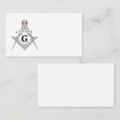 Canada freemasonry sign 名刺 (正面/裏面)