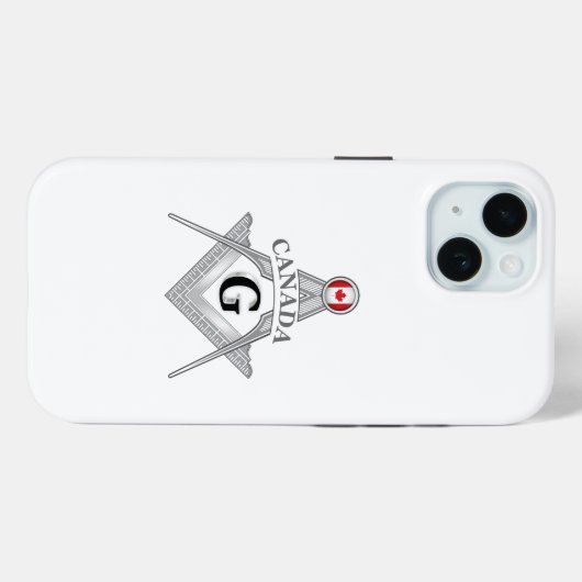 Canada freemasonry sign Case-Mate iPhoneケース (裏面 (横))