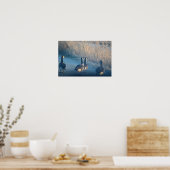 Canada Geese at the Refugeing Poster ポスター (キッチン)