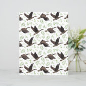 Canada Geese Scrapbook Paper (スタンド正面)