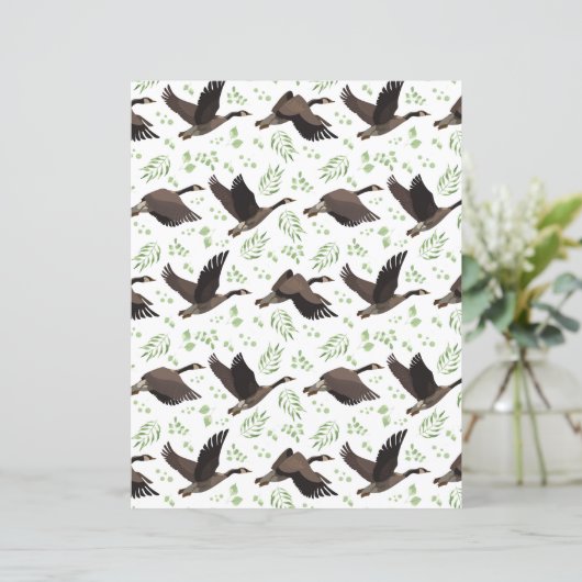 Canada Geese Scrapbook Paper (スタンド正面)