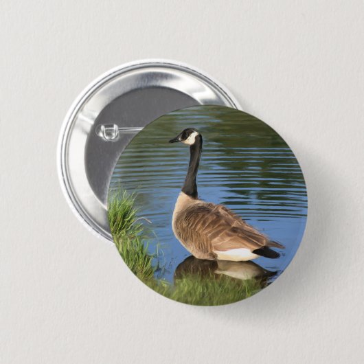 Canada Goose Animal Art Button 缶バッジ (正面&裏面)