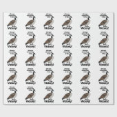 Canada Goose Bird Always Choosing V For Victory ラッピングペーパー (フラット)