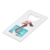 Canada Goose in a Toque クレジットカード栓抜き (裏面アングル)