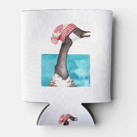 Canada Goose in a Toque 缶クーラー (正面)