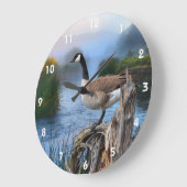 CANADA GOOSE ON THE SHASTA 2 ラージ壁時計 (傾斜)