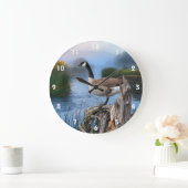 CANADA GOOSE ON THE SHASTA 2 ラージ壁時計 (ホーム)