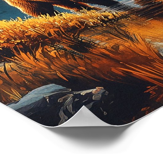 Canada Grizzly Bear Travel Poster ポスター (角)