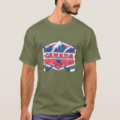 Canada Hockey Spirit Mountain Emblem T-Shirt Tシャツ (正面)