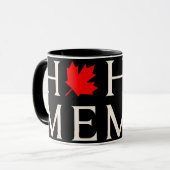 canada home maple leaf canadian マグカップ (正面左)