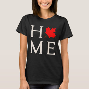 canada home maple leaf canadian tシャツ