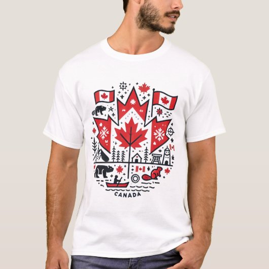 Canada Icons Tee Tシャツ (正面)