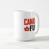 canada is fun gay hockey show mug コーヒーマグカップ (正面右)