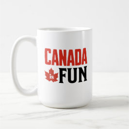 canada is fun gay hockey show mug コーヒーマグカップ