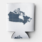 Canada Map with solar panel overlay 缶クーラー (正面)