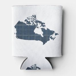 Canada Map with solar panel overlay 缶クーラー