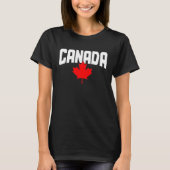 Canada Maple Leaf Canadian Flag Pride  1 Tシャツ (正面)