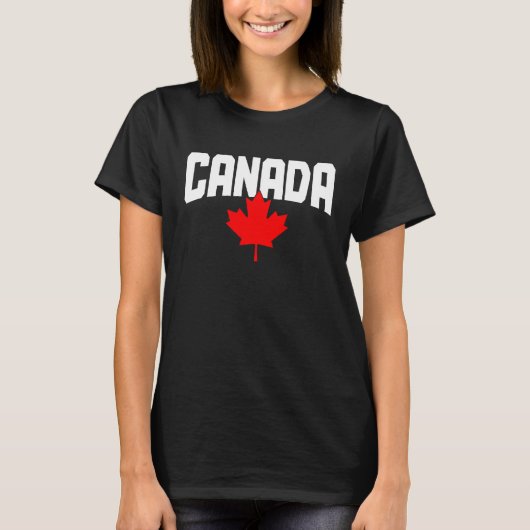 Canada Maple Leaf Canadian Flag Pride  1 Tシャツ (正面)