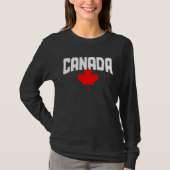 Canada Maple Leaf Canadian Flag Pride  1 Tシャツ (正面)