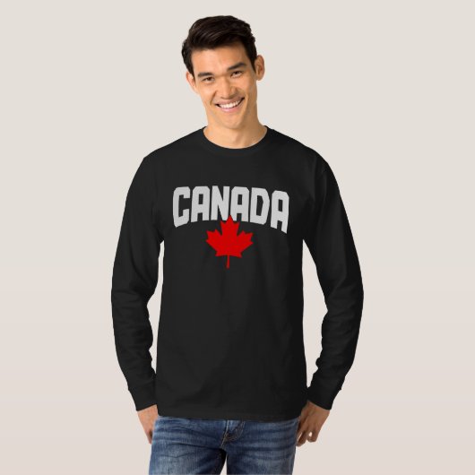 Canada Maple Leaf Canadian Flag Pride  1 Tシャツ (正面フル)