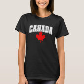 Canada Maple Leaf Canadian Flag Pride 6 Tシャツ (正面)
